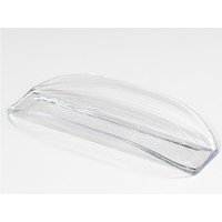 イシダ おしぼり受け PC 木目 透明 FCE952T