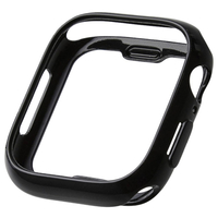 エレコム Apple Watch Series 10(46mm)用ソフトバンパー ブラック AW-24ABPUBK