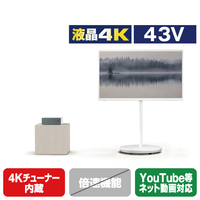 パナソニック 43V型4Kチューナー内蔵液晶テレビ VIERA TH-43LF1