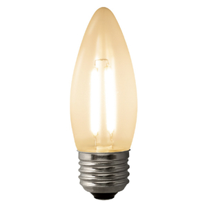 エルパ LED電球 E26口金 全光束550lm(3．8Wシャンデリア球タイプ)電球色相当 LDC4CL-G-F372-イメージ5