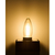 エルパ LED電球 E26口金 全光束550lm(3．8Wシャンデリア球タイプ)電球色相当 LDC4CL-G-F372-イメージ4