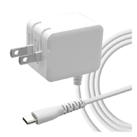 ラスタバナナ PD20W対応 Type-Cケーブル直付AC充電器 mini-breaker付 2m ホワイト R20ACC20W03WH