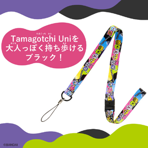 バンダイ Tamagotchi Uni ネックストラップ Unique Black TAMAGOTCHIUNIﾈﾂｸｽﾄﾗﾂﾌﾟUBL-イメージ5