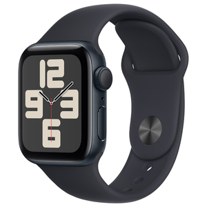 Apple Apple Watch SE(GPSモデル)- 40mm ミッドナイトアルミニウムケースとミッドナイトスポーツバンド - S/M MR9X3J/A-イメージ1