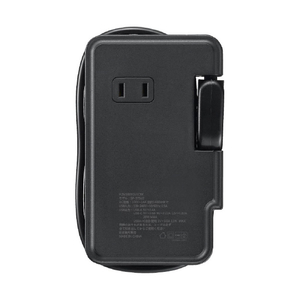 ヤザワ 巻取りモバイルタップ3個口 タイプCUSB付(0．9m) 黒 H2M50091U1CBK-イメージ2