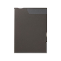 キングジム スーパーハードホルダー マチ付 A4 黒 FCU6606-CN758ｸﾛ
