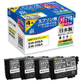 JIT 互換リサイクルインクカートリッジ [エプソン MED-4CL] メダマヤキ互換 JIT-EMED4P 4色パック 4色パック JIT-EMED4P