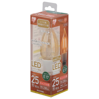 アイリスオーヤマ LED電球 E17口金 全光束230lm(1．8W一般電球タイプ) キャンドル色相当 LDF2C-G-E17-FK