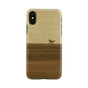 Man & Wood iPhone XS/X用天然木ケース Mustang I13863I58-イメージ1