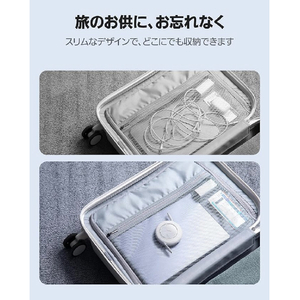 BASEUS Free2Pull 巻き取り式 USB-Cケーブル 100W 2m Moon White P10364500213-00-イメージ5