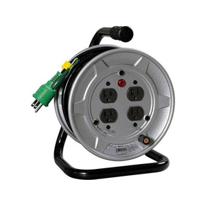 エスコ AC125V/15A/10m コードリール(アース付) FCJ417M-EA815BH-3-イメージ1