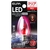 エルパ LED電球 E12口金 0．5W装飾電球 ローソクタイプ 赤色 elpaball mini LDC1CR-G-E12-G307-イメージ1