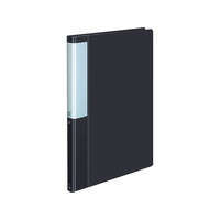コクヨ クリヤーブック POSITY 固定式A4 40ポケット ダークグレー 1冊 F826232-P3ﾗ-L40NDM