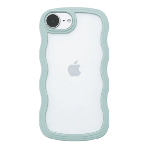 ＣＯＣＯ ＣＡＳＥ iPhone１７Ｅ／１６Ｅ用 パステルなくねくねケース ＣＯＣＯ ＣＡＳＥ ライトブルー 1794-17E16E-LIGHTBLUE-イメージ1