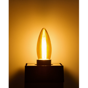 エルパ LED電球 E26口金 全光束420lm(3．8Wシャンデリア球タイプ) キャンドル色 LDC4CC-G-F373-イメージ4
