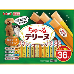 いなば ちゅーるテリーヌ お肉・チーズバラエティー 36本 FCJ243C-イメージ1