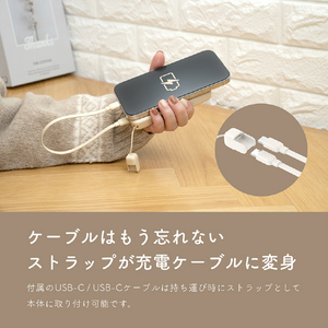 MOTTERU 準固体モバイルバッテリー 10000mAh e angle select ネイビー EAN-MBSS10001-NV-イメージ5