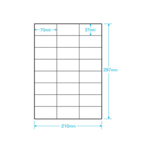 ニチバン コピー機用マイタック紙ラベル A4 24面 20枚 F861060-ML-503-イメージ1