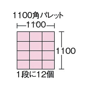 三菱ケミカルインフラテック S型コンテナ W365×D270×H133 緑 緑 FC476GR-5037701-イメージ2
