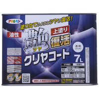 アサヒペン 油性ツヤ復活クリヤコート 7L クリヤ FC017NV