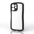 エレコム OPPO Reno15 A用 Grippy ハイブリッドケース フレームカラー 極限 ブラック PM-O261GRPFCKBK
