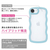 ＣＯＣＯ ＣＡＳＥ iPhone１７Ｅ／１６Ｅ用 パステルなくねくねケース ＣＯＣＯ ＣＡＳＥ ブルー 1794-17E16E-BLUE-イメージ2