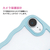 ＣＯＣＯ ＣＡＳＥ iPhone１７Ｅ／１６Ｅ用 パステルなくねくねケース ＣＯＣＯ ＣＡＳＥ ブルー 1794-17E16E-BLUE-イメージ5