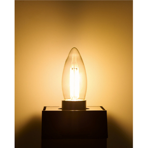 エルパ LED電球 E26口金 全光束780lm(6．0Wシャンデリア球タイプ) 電球色相当 LDC6CL-G-F374-イメージ4