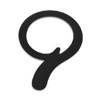 ラスタバナナ マグネットステッカー ねこのしっぽ クロ RMAGR02KUR