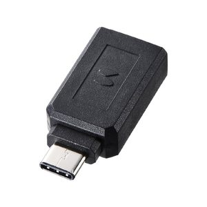 サンワサプライ Type-C USB A変換アダプタ ブラック AD-USB28CAF-イメージ1