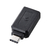 サンワサプライ Type-C USB A変換アダプタ ブラック AD-USB28CAF-イメージ1