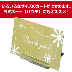 タカ印 フリーサイズカードスタンド 大 10個 FCE114Z-32-74611-イメージ4