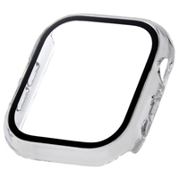 エレコム Apple Watch Series 10(46mm)用フルカバーケース プレミアムガラス/高透明 クリア AW-24AFCGCR