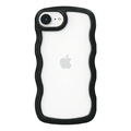 ＣＯＣＯ ＣＡＳＥ iPhone１７Ｅ／１６Ｅ用 パステルなくねくねケース ＣＯＣＯ ＣＡＳＥ ブラック 1794-17E16E-BLACK