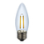 エルパ LED電球 E26口金 全光束300lm(2．1Wシャンデリア球タイプ) 電球色相当 LDC2CL-G/D-F375-イメージ3