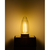 エルパ LED電球 E26口金 全光束300lm(2．1Wシャンデリア球タイプ) 電球色相当 LDC2CL-G/D-F375-イメージ4