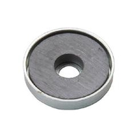 トラスコ中山 TRUSCO　キャップ付フェライト磁石　外径46mmX厚み4．7mm　1個入り TFC46RA-1P