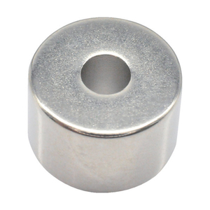 トラスコ ネオジム丸形磁石　皿ねじ穴付　外径１５ｍｍＸ１０ｍｍ　Ｍ４　１個入 TRUSCO　ネオジム磁石（丸形皿ねじ穴付） T15R10-M4-イメージ2