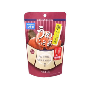 玉露園食品工業 FCF656M-45308 梅たっぷり 梅こんぶ茶 40g |エディオン