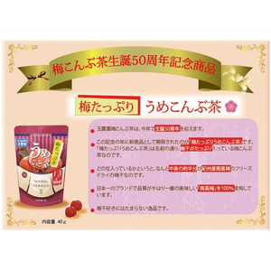 玉露園食品工業 梅たっぷり 梅こんぶ茶 40g FCF656M-45308-イメージ4