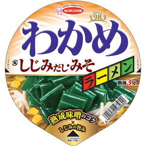 エースコック わかめラーメン しじみだし・みそ 12食 FC697TD-イメージ2