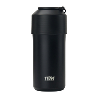 KOTANI金属工業 TYESO ペットボトルホルダー 1000ml ミッドナイトブラック KH02-100-MBK