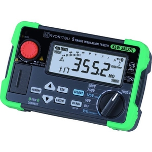 共立電気計器 KYORITSU デジタル絶縁抵抗計(6レンジ Bluetooth 搭載) 5010012525050010000.11564697 FC904JA-2071932-イメージ1