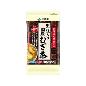 伊藤園 黒豆入り国産むぎ茶 ティーバッグ 30袋 FCE101L-イメージ1