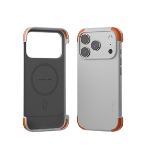 MOFT iPhone18 Pro用ﾊﾞｲｶﾗｰｹｰｽ MOFT ミスティグレーＸサンライズオレンジ MD023-1-I18P-MCGYSROG-イメージ13