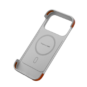 MOFT iPhone18 Pro用ﾊﾞｲｶﾗｰｹｰｽ MOFT ミスティグレーＸサンライズオレンジ MD023-1-I18P-MCGYSROG-イメージ6