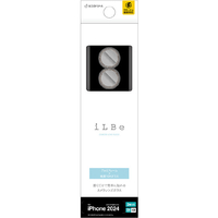 ラスタバナナ iPhone 16/16 Plus用ILBE カメラレンズ保護ガラス アルミ単眼 ブラックラメ CR4363IP4617