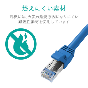 エレコム カテゴリー7対応LANケーブル(10．0m) LD-TWSBUシリーズ ブルー LD-TWS/BU10-イメージ8