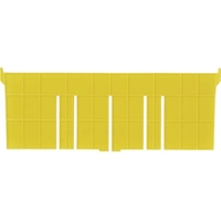 ＤＩＣプラスチック F型コンテナF-12用長手用仕切板 365×136 黄 イエロー136F-123654 FC259GD-5011558