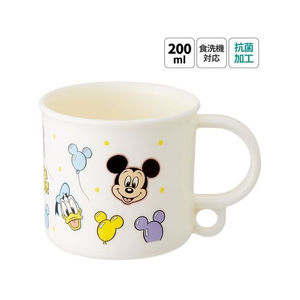 スケーター 抗菌 食洗機対応 プラコップ 200mL ミッキーフレンズ 風船 FC445ST-KE5AAG-イメージ1